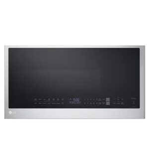 LG Smart Grey and Black Microwave- New Country Appliances