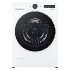 White LG TurboWash AI DD Washer WM5500HWA at New Country Appliances